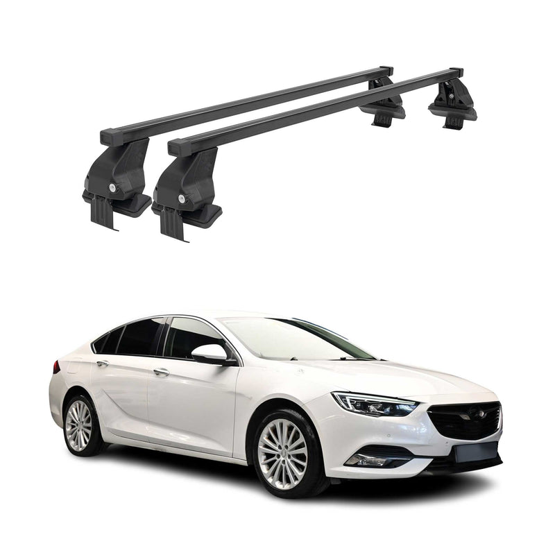 Barres Transversales Menabo pour Opel Insignia Grand Sport 2017-2024 Noir