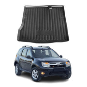 Tapis de Coffre pour Dacia Duster 2010-2018 en TPE Noir