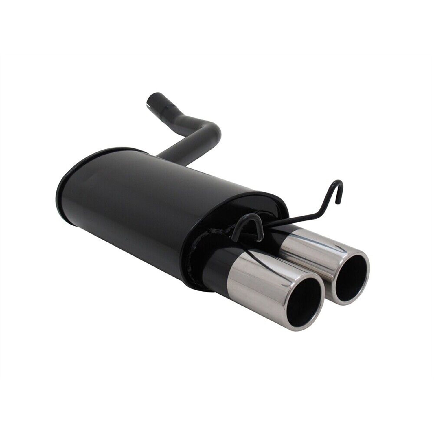 Échappement arrière sport Novus pour Mercedes 190 W201 2x76mm avec ABE
