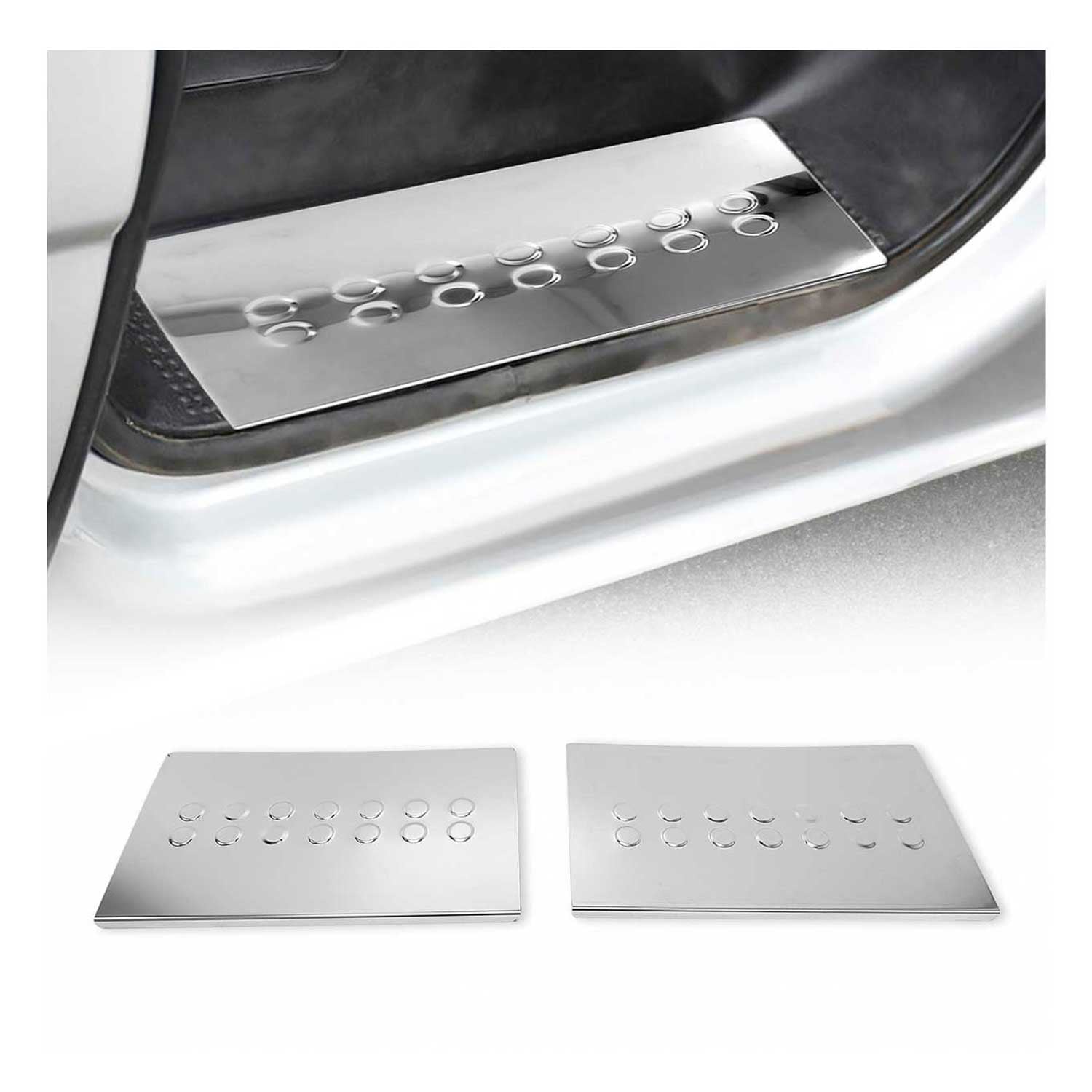 Couverture de Seuil de porte pour Renault Master Opel Movano 1997-2010 inox 2x