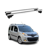 Barres de toit Transversales pour Renault Kangoo 2008-2021 Aluminium Argent