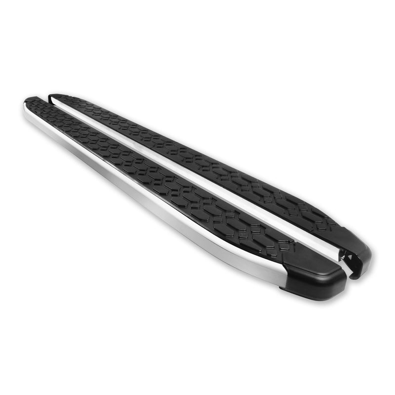 Marchepieds Latéraux Pédale pour Skoda Kamiq 2020-2024 Aluminium Argenté Noir