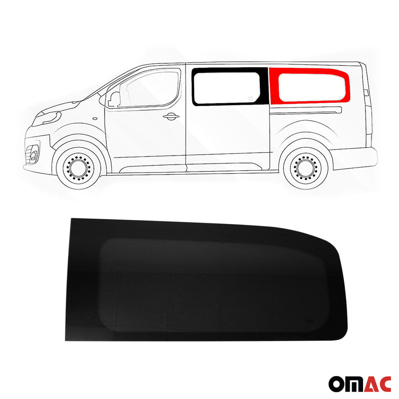 Vitre de Porte pour Opel Vivaro 2019-2024 L3 Arrière Gauche Verre fixe