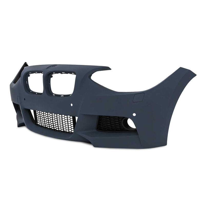 JOM Pare-chocs avant look sport pour BMW Series 1 F20 / F21 2011-2015 Noir
