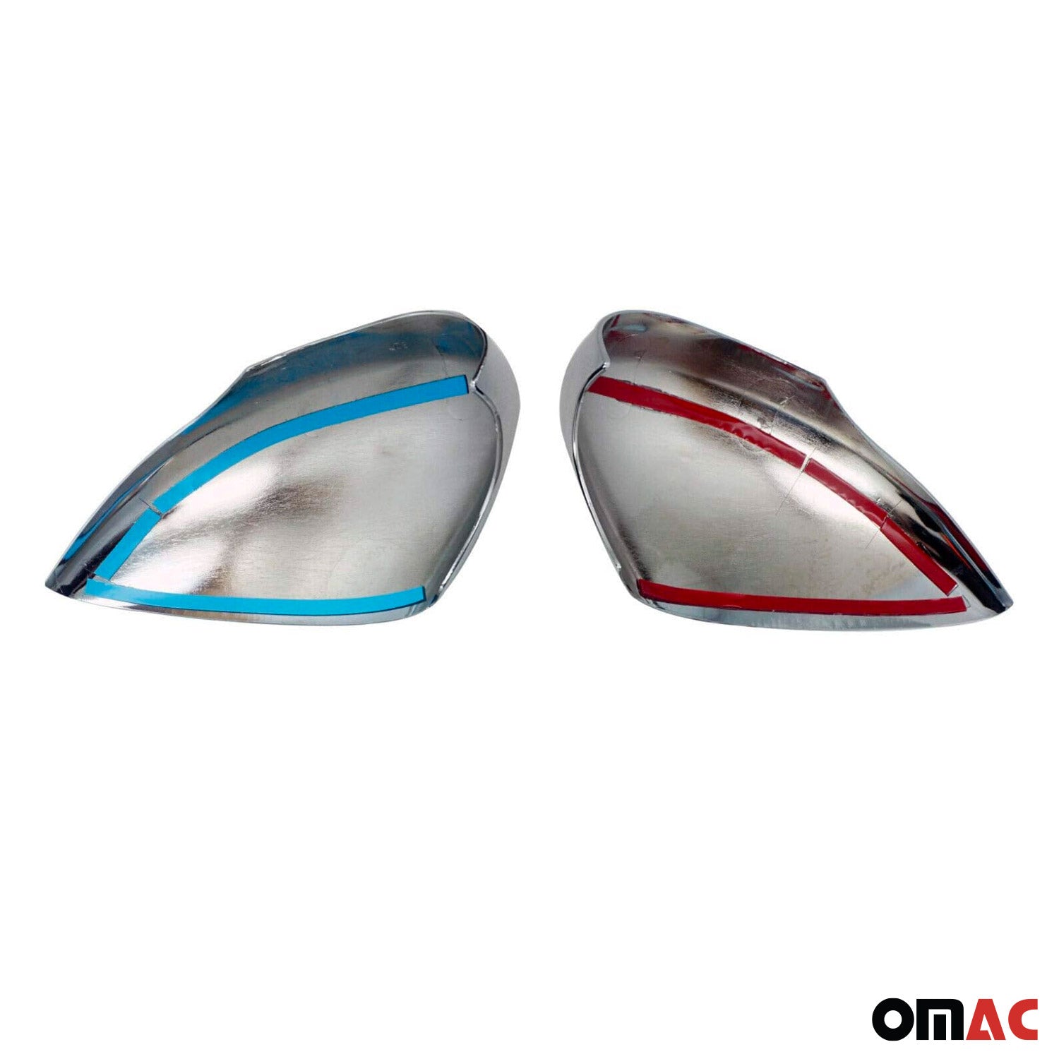 Coques de Rétroviseurs pour Ford Fiesta / B-Max 2008-2017 en ABS Chromé 2x