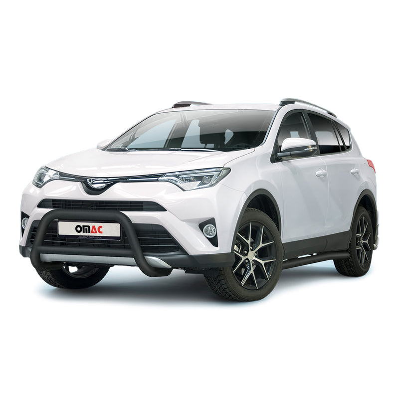 Pare-Buffle Avant Pour Toyota RAV4 2015-2018 Noir en Acier Inox