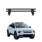 Menabo Barres de toit Transversales pour Citroen C4 III 2021-2026 Alu Noir ABE