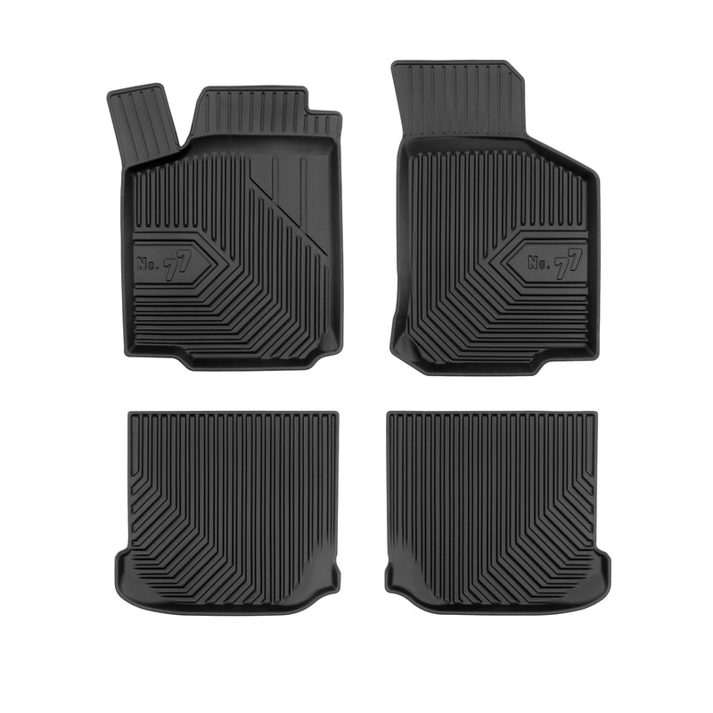 Tapis de Sol de Voiture pour Skoda Octavia I 1996-2010 TPE Imperméable 4Pcs