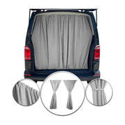 Rideaux De Porte Hayon Universel pour Voiture H3 Gris Tissu