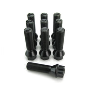 JOM Boulons de Roue Conique M14x1,25 43mm (10 St) Noir