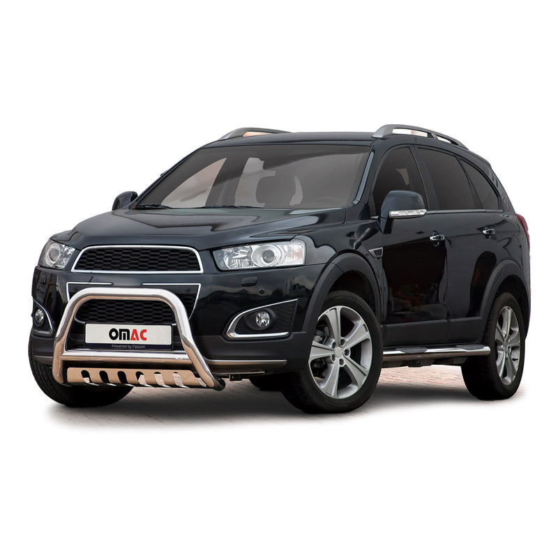 Pare-Buffle Avant Pour Chevrolet Captiva 2012-2015 en Acier Argent