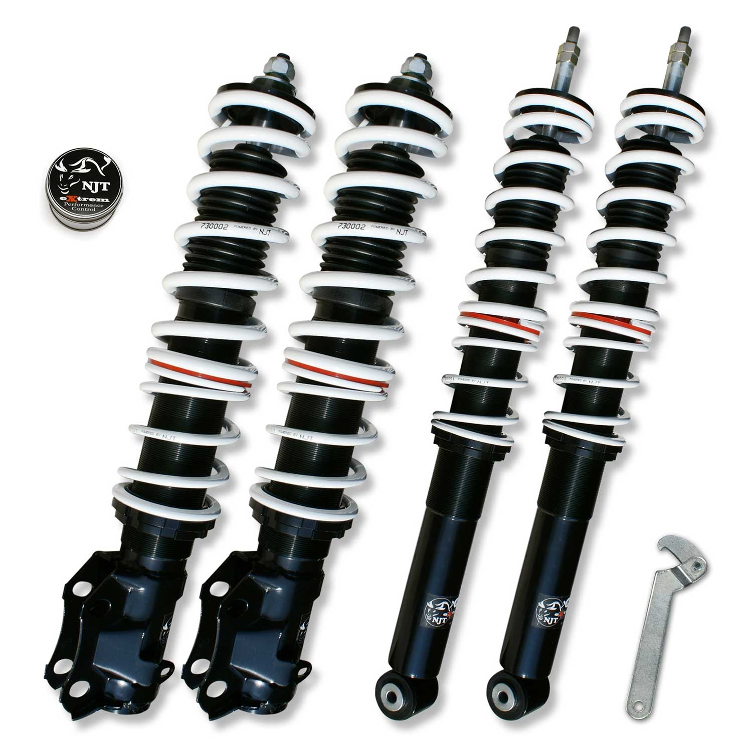 Kit Suspension + Amortisseurs NJT eXtrem pour VW Golf 3 Cabrio / Golf 3 /Vento