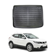 Tapis de coffre Supérieur pour Nissan Qashqai 2014-2021 Noir 3D en TPE