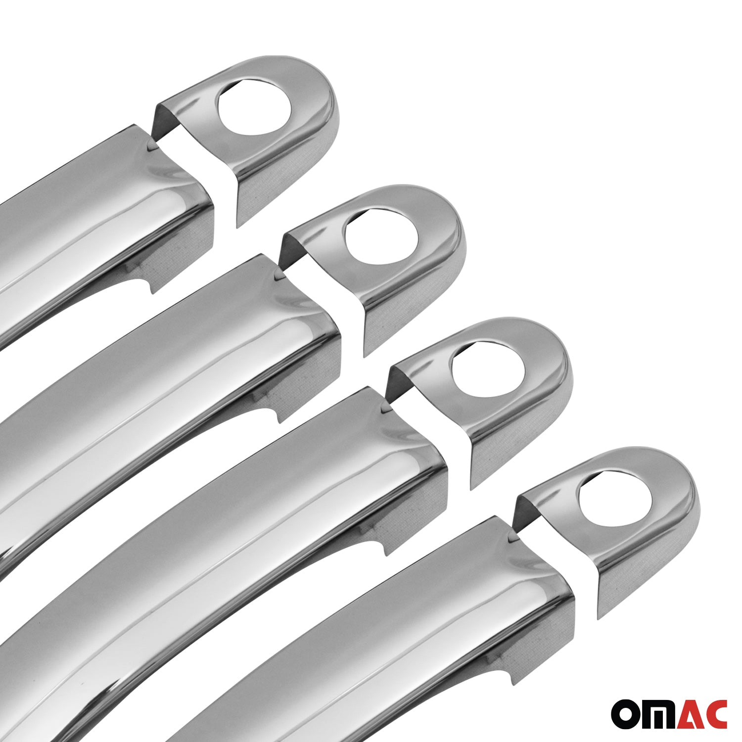 Couverture poignée de porte pour VW Multivan T5 2003-2015 4 Portes Acier 8Pcs