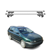 Barres de toit pour Fiat Marea Weekend 1996-2003 90kg Aluminium Gris 2x