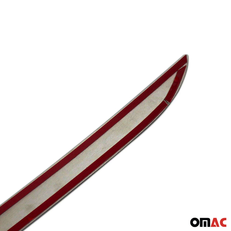 Garniture de Hayon Coffre pour VW Tiguan / Allspace 2016-2024 acier inox foncé