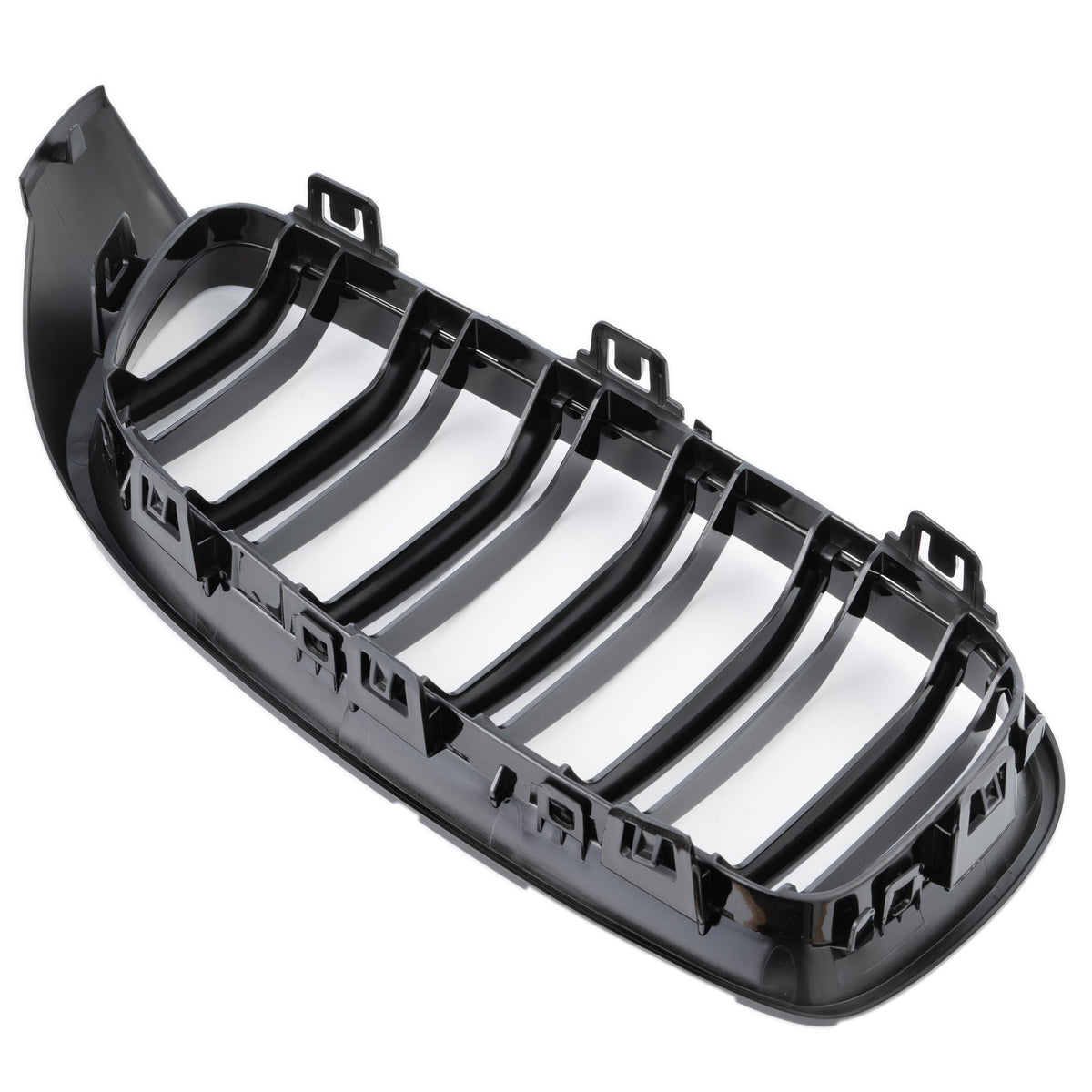 JOM Calandre Noir Brillant Doppelrippen pour BMW Série 4 F32/F33/F36 2013- ohne Emblem