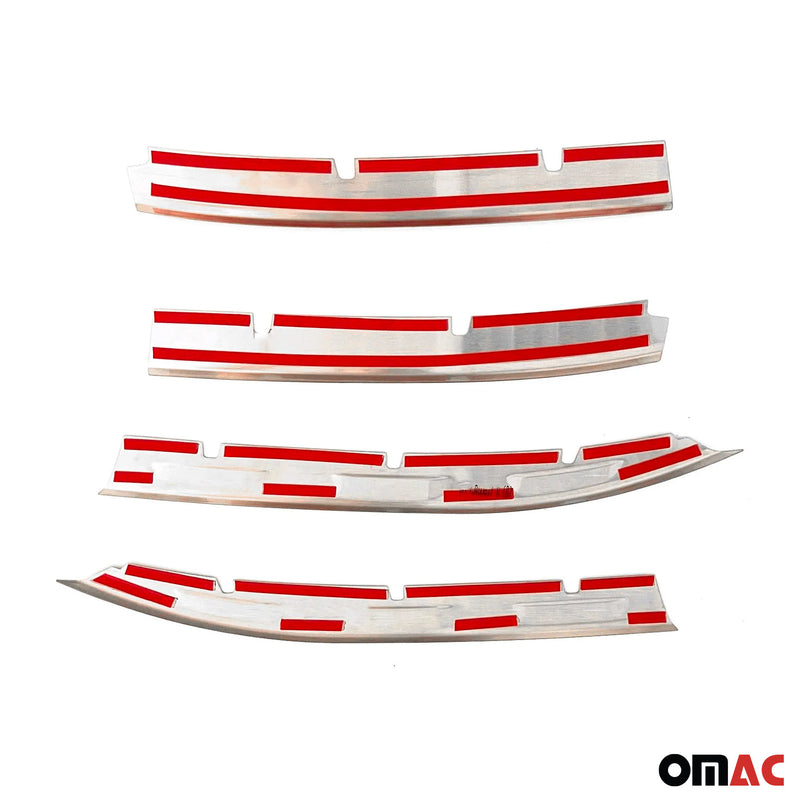 Moulure de Grille de Calandre pour VW Tiguan 2020-2024 Chromé 4Pcs