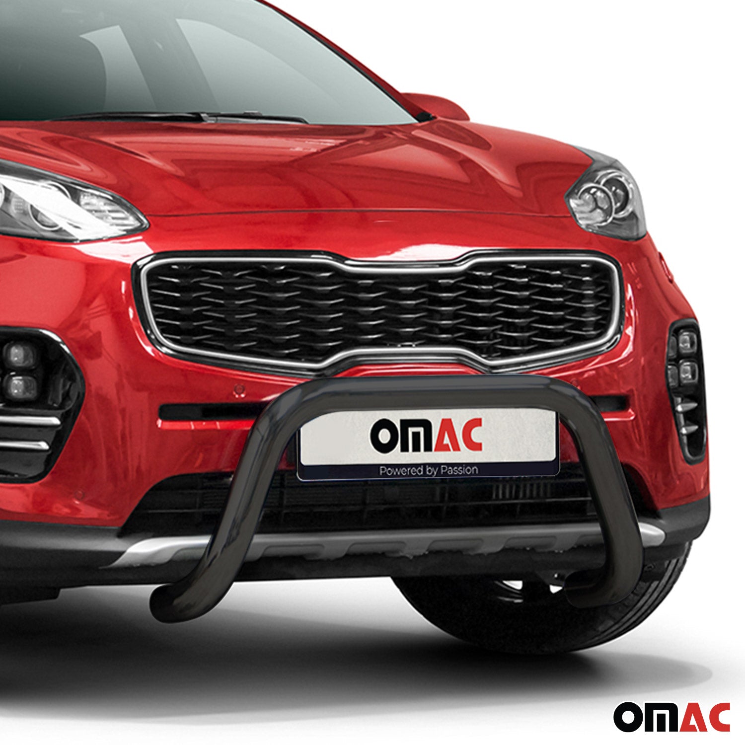 Pare-Buffle Avant Pour Kia Sportage 2015-2018 Acier Inoxydable Noir