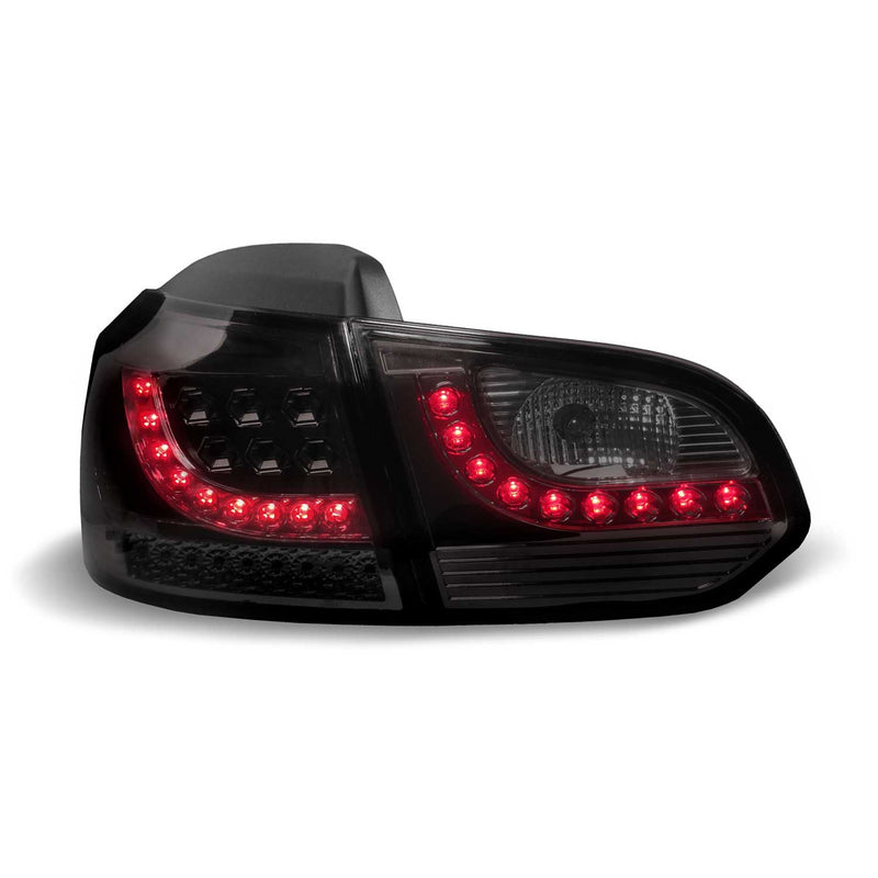 Feux arrière à LED pour Volkswagen Golf 6 2008-2012 Noir 4 pieces