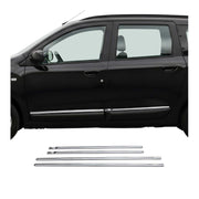 Garniture Baguette de porte latérale pour Dacia Lodgy en acier inoxydable 4Pcs