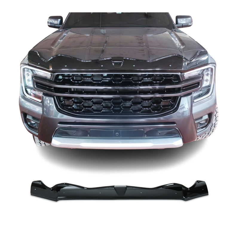 Deflecteurs d'air capot de voiture pour Ford Ranger T6 P703 2022-2025 noir ABS