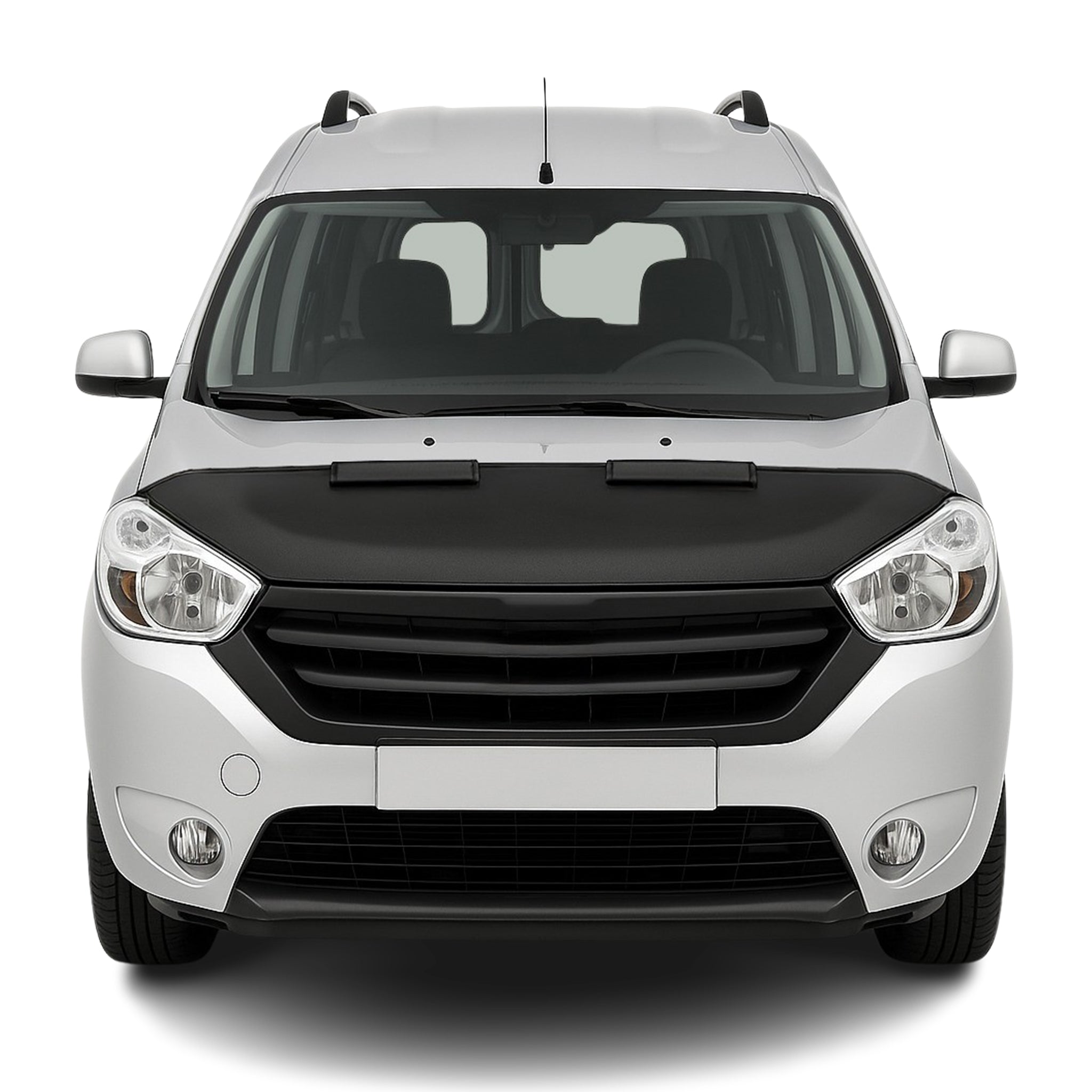 Protège Capot pour Dacia Dokker 2012-2021 Masque de voiture vinyle Noir