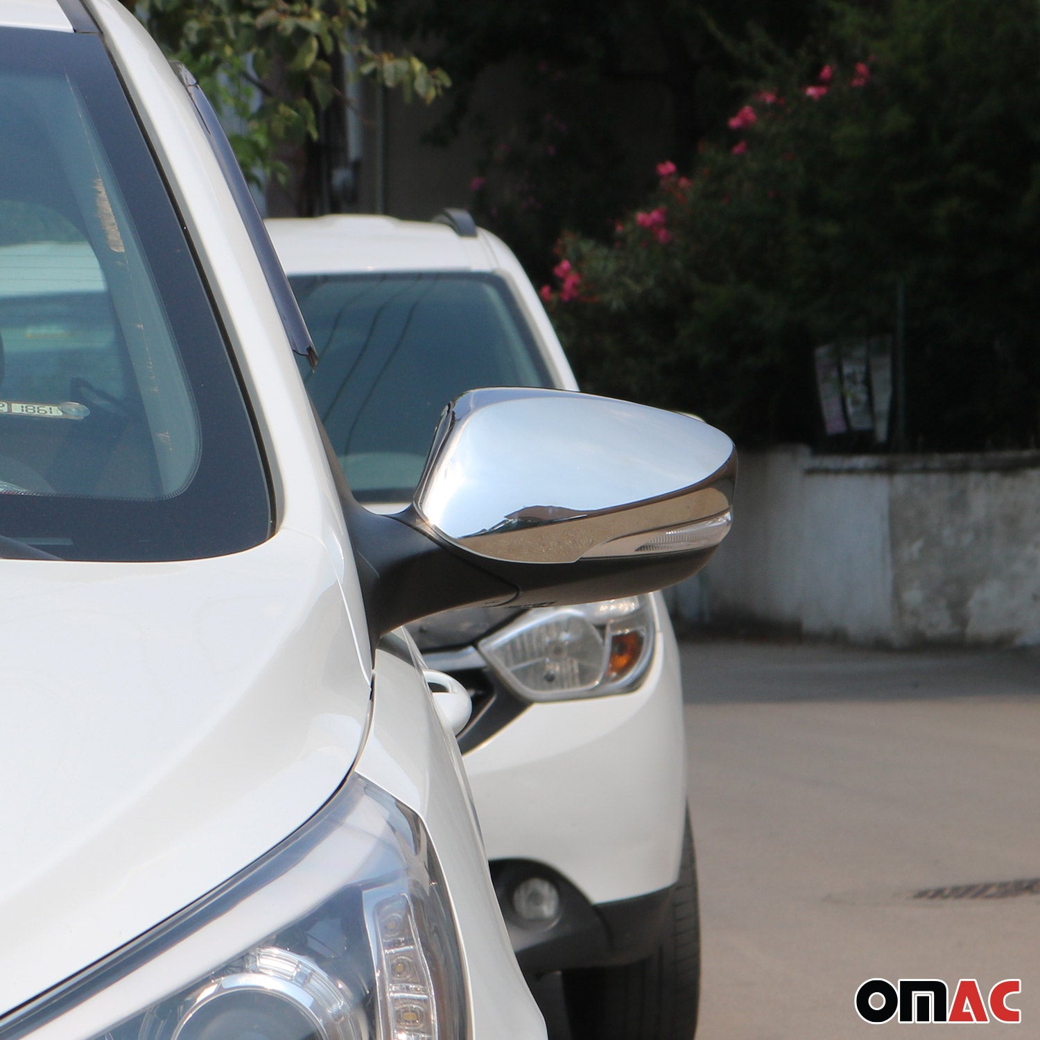 Coques de Rétroviseurs pour Hyundai Elantra mk5 2010-2015 en Chromé Acier Argent