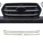 Moulure de Grille de Calandre pour Ford Transit 2018-2026 en Acier Chromé 4Pcs