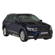 Pare-buffle Avant pour VW Tiguan Allspace 2016-2024 63 mm en Acier Noir