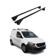 Barres de toit Transversales pour Mercedes Citan W420 2021-2026 Acier Noir 2Pcs