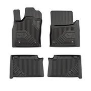 Tapis de Sol de Voiture pour Jeep Grand Cherokee IV 2016-2021 FL TPE Noir 4Pcs