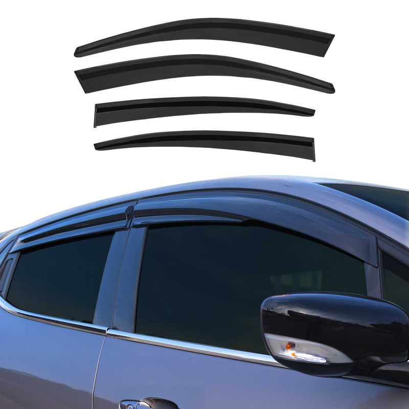Déflecteurs De Vent Pluie D'air pour Fiat Tipo 2015-2023 Acrylique 4 Pcs