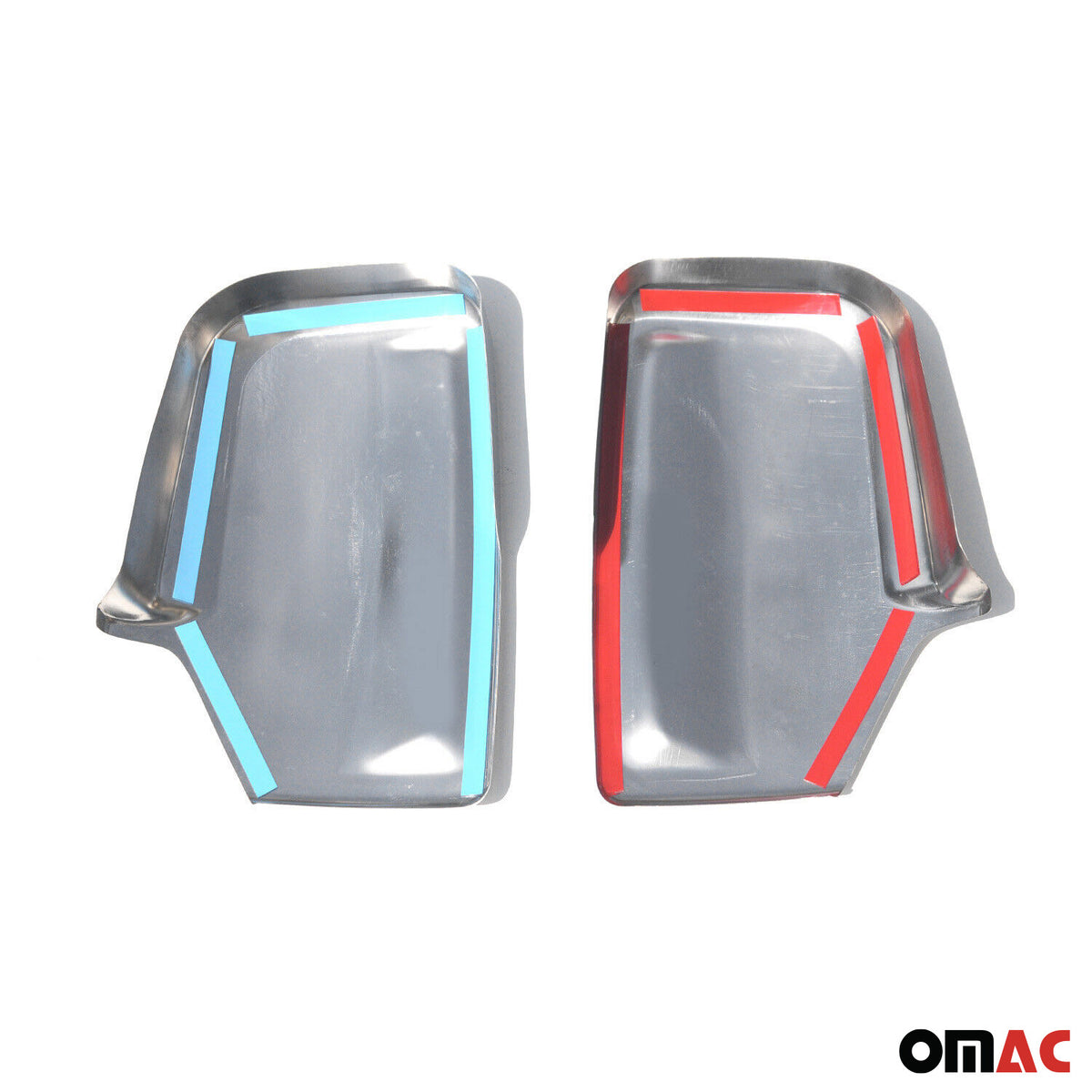 Coques de Rétroviseurs pour VW Crafter 2006-2017 en ABS Chromé Argent