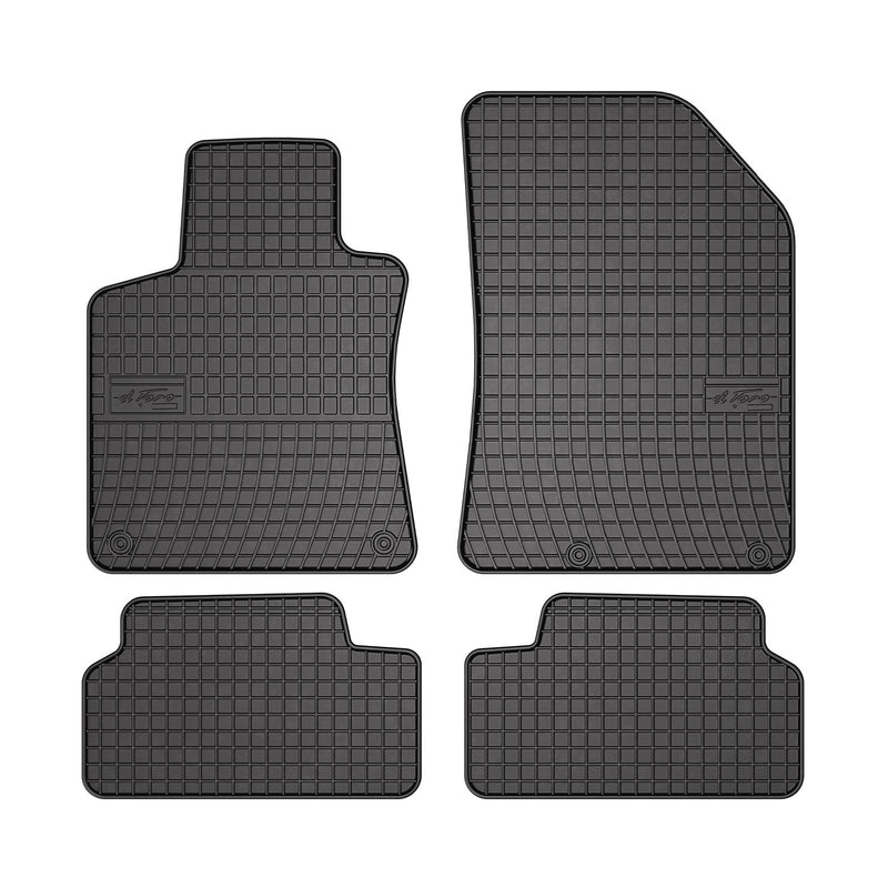 Tapis de Sol pour Peugeot 308 2013-2021 Caoutchouc Noir