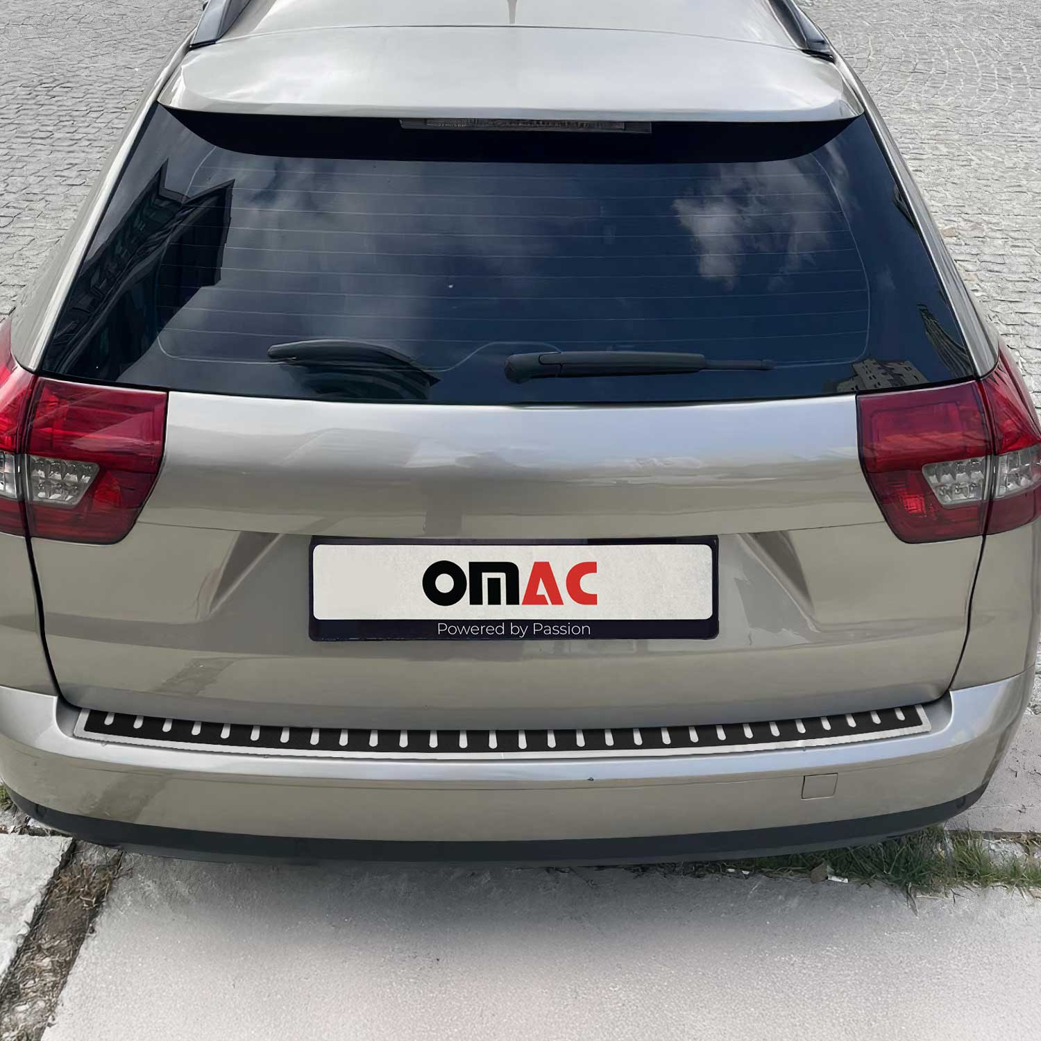 Protection de Pare-Chocs pour Citroen C5 Break 2008-2017 Inox film carbone