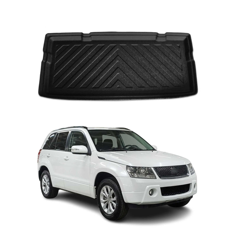 Tapis de Coffre pour Suzuki Grand Vitara 2006-2015 en TPE Noir