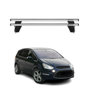 Menabo Barres de toit Transversales pour Ford S-Max 2006-2015 Alu Gris ABE 2x