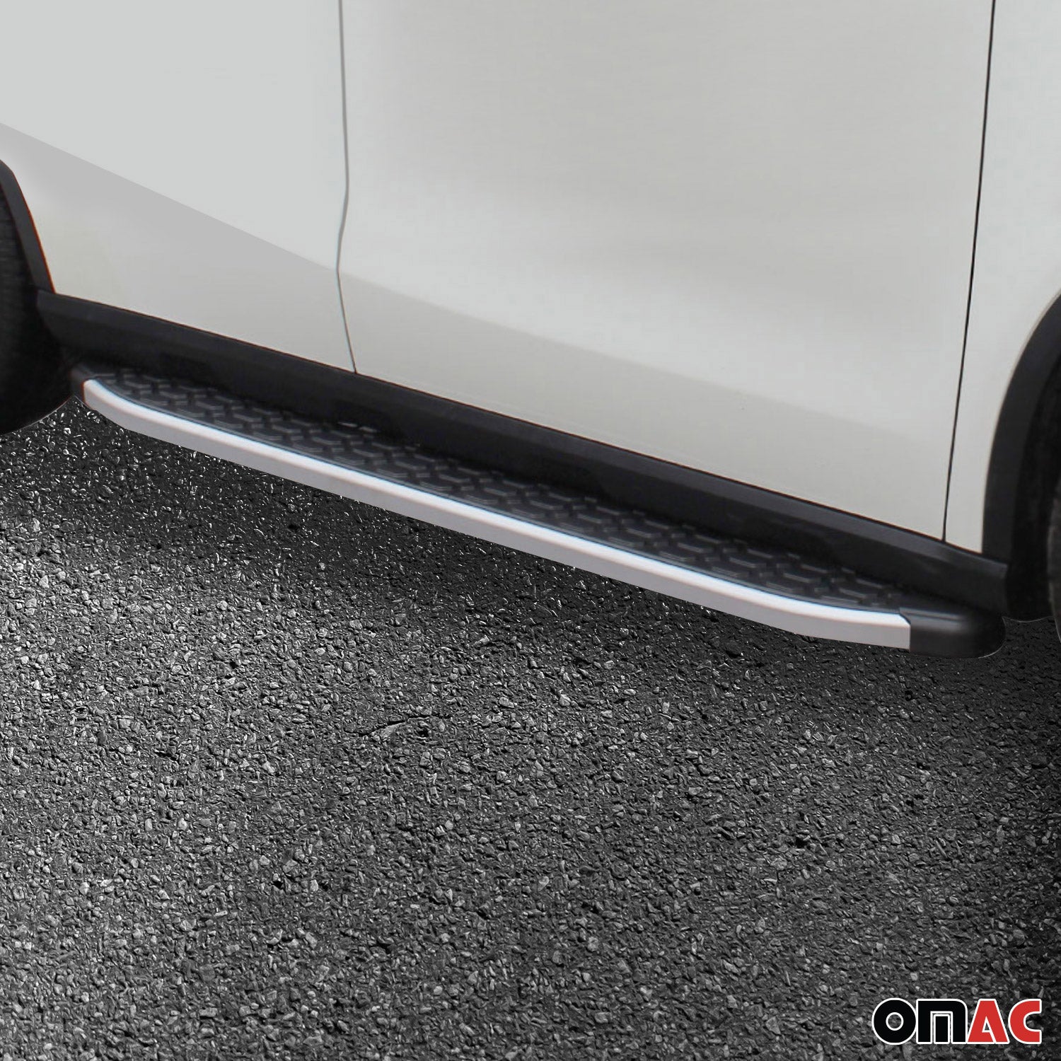 Marchepieds Latéraux pour Mitsubishi ASX 2010-2022 Gris Noir Aluminium 2Pcs