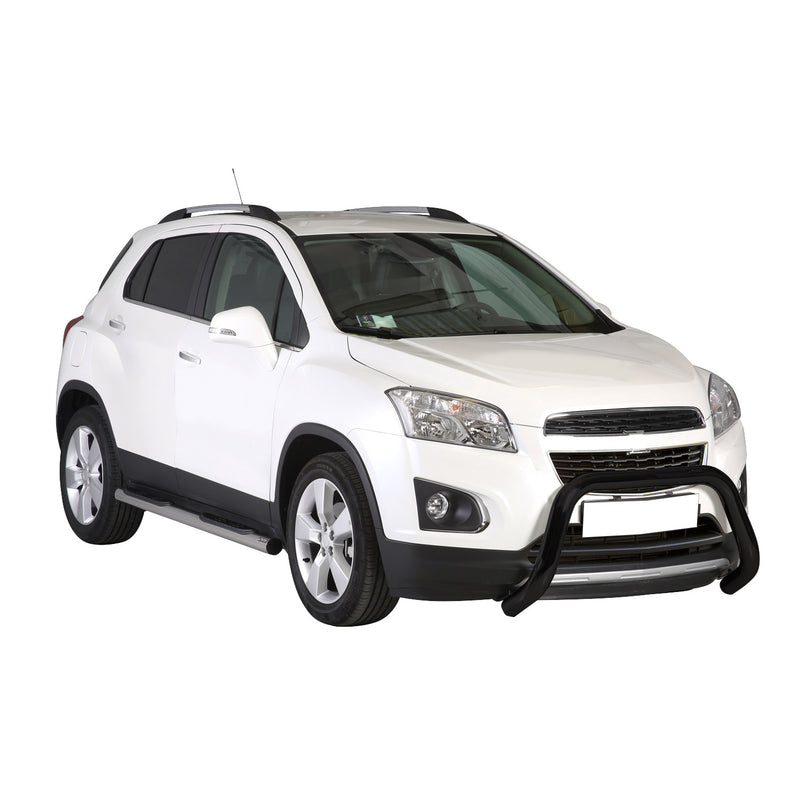 Pare-buffle Avant pour Chevrolet Trax 2013-2016 76 mm en Acier Noir