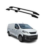 Barres de toit longitudinales pour Peugeot Expert / Traveller 2016-2026 L2 Noir