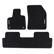 Tapis de Sol de Voiture pour DS 7 Crossback 2020-2026 E-Tense Velours Noir 3Pcs