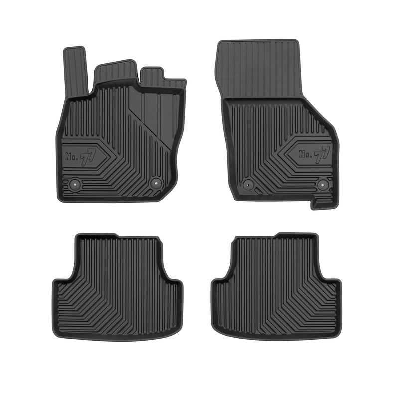 Tapis de Sol de Voiture pour VW Golf mk8 HB 2019-2025 TPE Imperméable 4Pcs