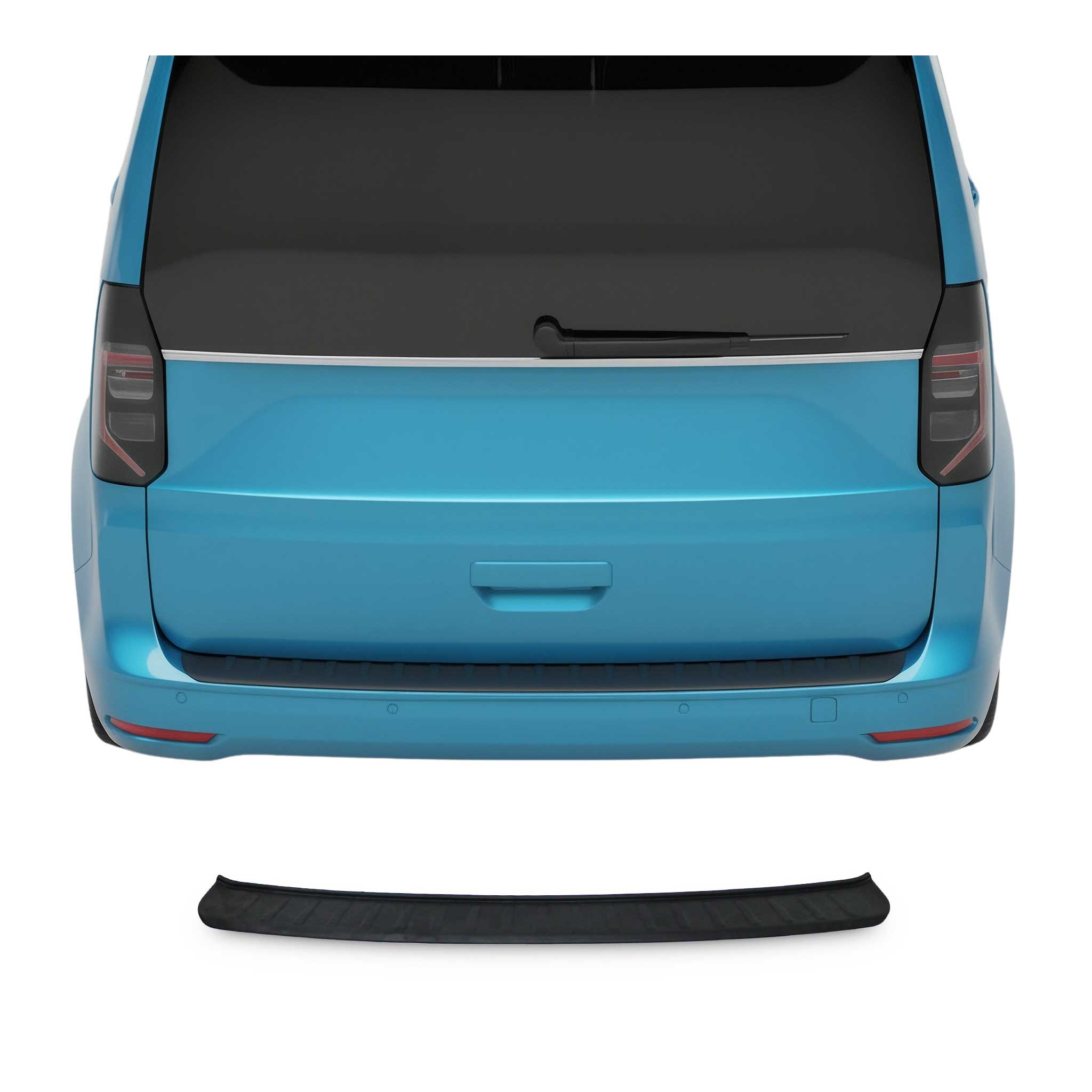 Protection de Pare-Chocs Arrière pour VW Caddy IV 2020-2026 Acrylique noir mat