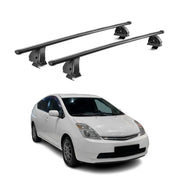 Barres de toit transversales acier pour Toyota Prius II XW20 2003-2009 Noir 2Pcs