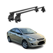 Barres Transversales Menabo pour Hyundai Accent IV SD 2011-2018 Noir