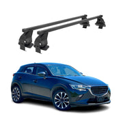 Barres Transversales Menabo pour Mazda CX-3 2015-2021 Noir