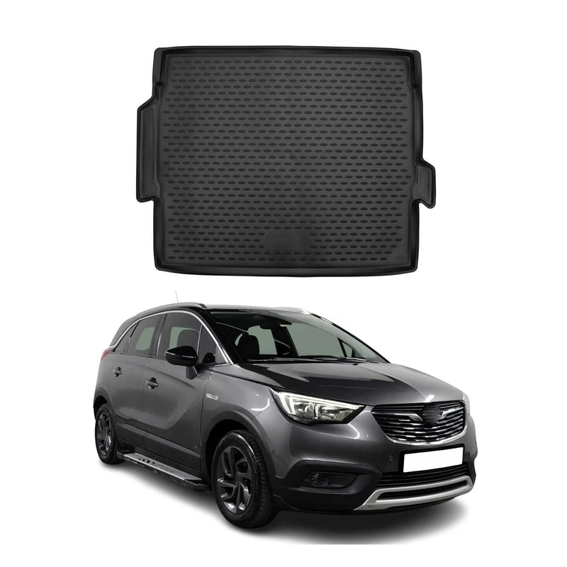 OMAC Tapis de coffre pour Opel Grandland X 2017-2025 sur mesure en caoutchouc