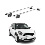 Barres de toit transversales pour Mini Paceman R61 2013-2016 Aluminium Gris ABE