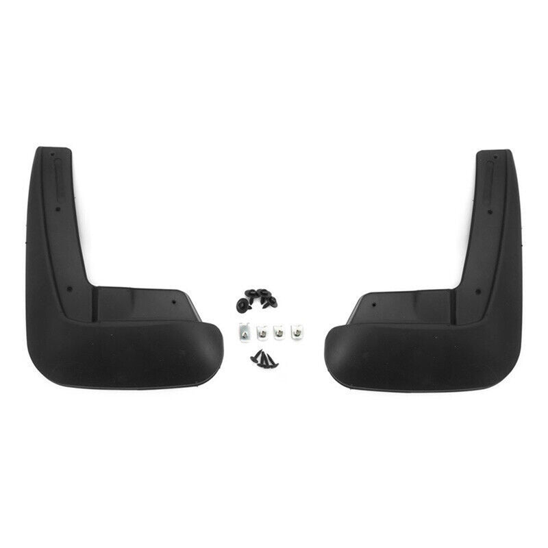 Bavettes Garde Boue pour Citroen C-Crosser 2007-2012 Avant Plastique Noir 2 Pcs